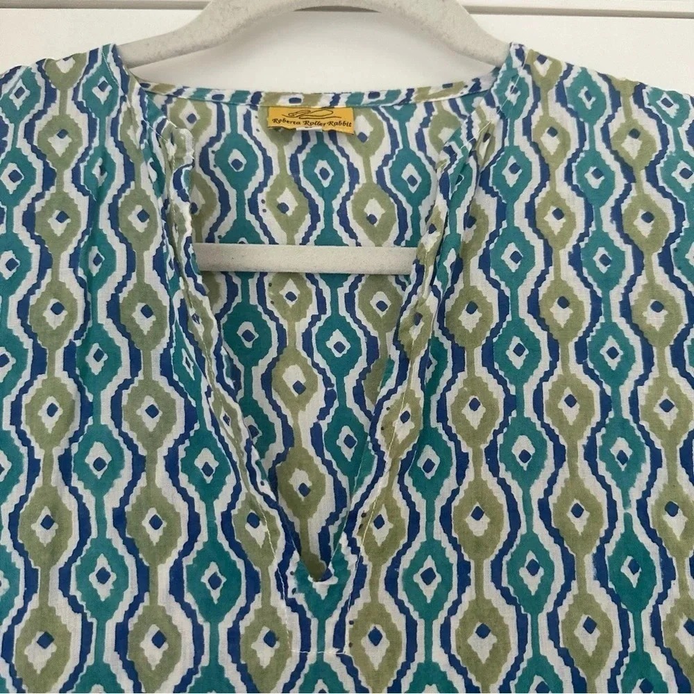 Roberta Roller Rabbit Swim Coverup Tunic Top - Picture 4 of 7